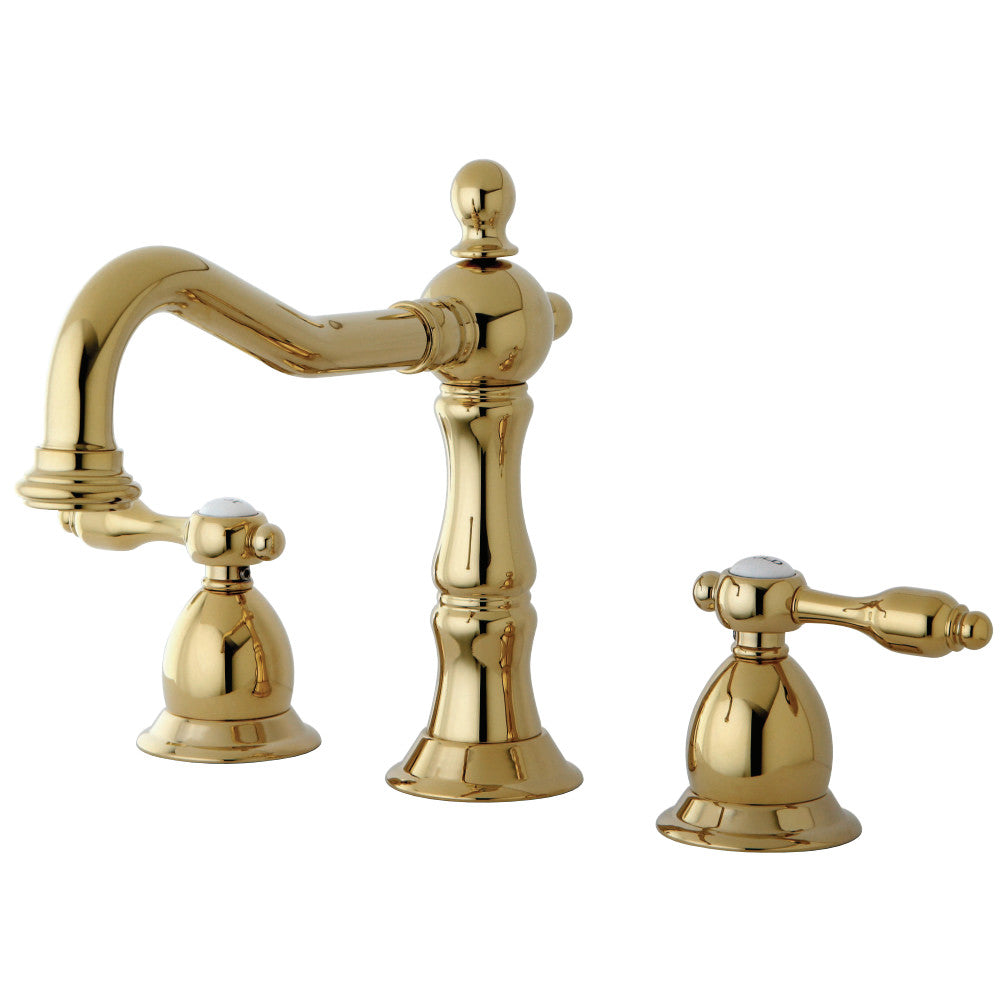 Kingston Brass KS1972TAL 8 in. Widespread Bathroom Faucet, Polished Brass - BNGBath
