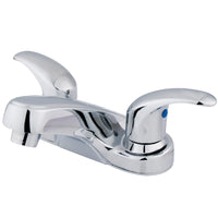 Thumbnail for Kingston Brass KB6251LP 4 in. Centerset Bathroom Faucet, Polished Chrome - BNGBath