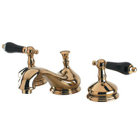 Thumbnail for Kingston Brass KS1162PKL Duchess Widespread Bathroom Faucet with Brass Pop-Up, Polished Brass - BNGBath