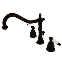 Thumbnail for Kingston Brass KS1995PL 8 in. Widespread Bathroom Faucet, Oil Rubbed Bronze - BNGBath