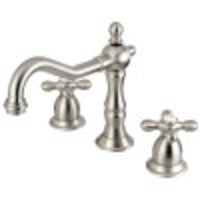Thumbnail for Kingston Brass CC57L8 8 to 16 in. Widespread Bathroom Faucet, Brushed Nickel - BNGBath