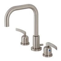 Thumbnail for Kingston Brass FSC8938EFL Centurion Widespread Bathroom Faucet with Brass Pop-Up, Brushed Nickel - BNGBath