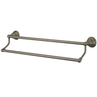 Thumbnail for Kingston Brass BA5563SN Royale 24-Inch Dual Towel Bar, Brushed Nickel - BNGBath