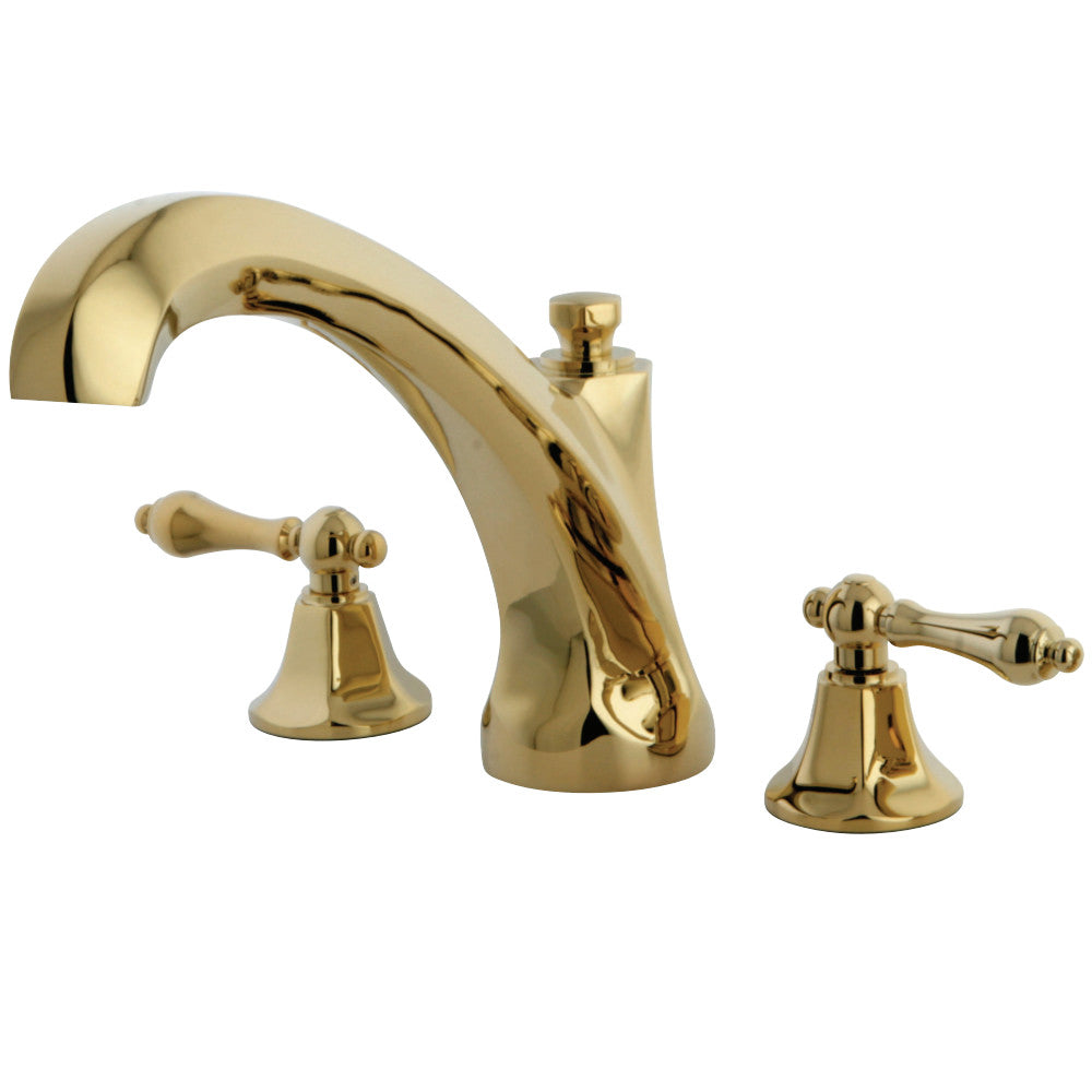 Kingston Brass KS4322AL Metropolitan Roman Tub Faucet, Polished Brass - BNGBath
