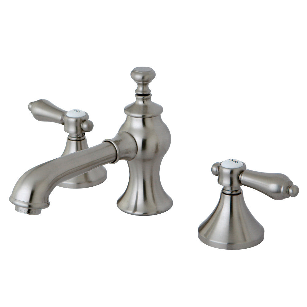 Kingston Brass KC7068BAL 8 in. Widespread Bathroom Faucet, Brushed Nickel - BNGBath