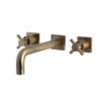 Thumbnail for Kingston Brass KS6023DX Concord Wall Mount Tub Faucet, Antique Brass - BNGBath