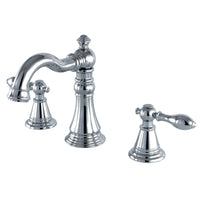Thumbnail for Fauceture FSC1971AL English Classic Widespread Bathroom Faucet, Polished Chrome - BNGBath