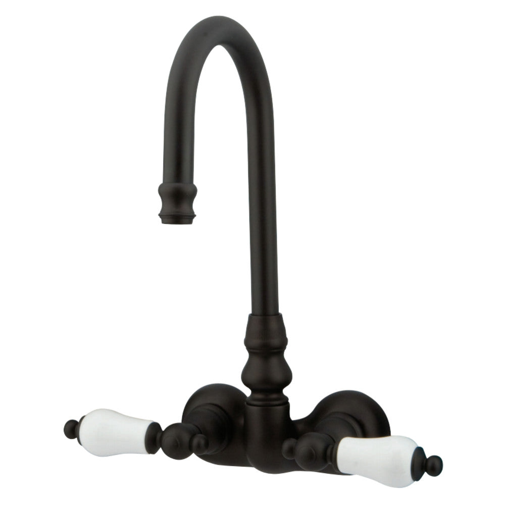 Kingston Brass CC75T5 Vintage 3-3/8-Inch Wall Mount Tub Faucet, Oil Rubbed Bronze - BNGBath