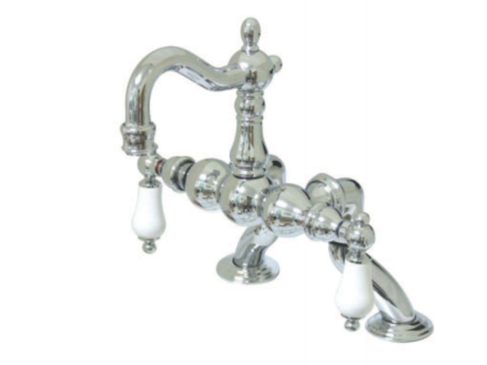 Kingston Brass CC2006T1 Vintage Clawfoot Tub Faucet, Polished Chrome - BNGBath