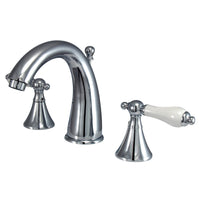 Thumbnail for Kingston Brass KS2971PL 8 in. Widespread Bathroom Faucet, Polished Chrome - BNGBath