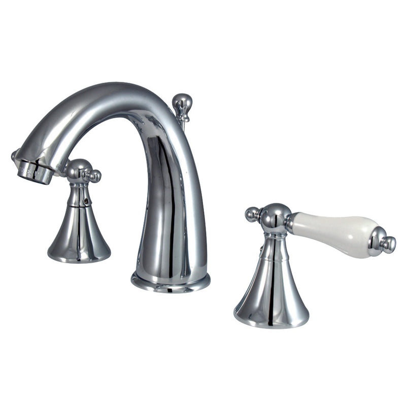 Kingston Brass KS2971PL 8 in. Widespread Bathroom Faucet, Polished Chrome - BNGBath