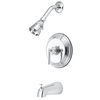 Thumbnail for Kingston Brass KB2631ELT Tub and Shower Trim Only, Polished Chrome - BNGBath