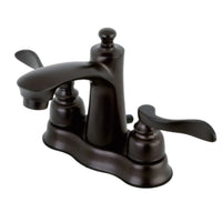 Thumbnail for Kingston Brass FB7615NFL 4 in. Centerset Bathroom Faucet, Oil Rubbed Bronze - BNGBath