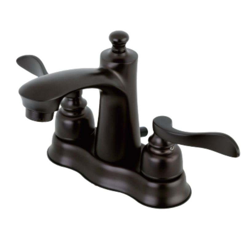 Kingston Brass FB7615NFL 4 in. Centerset Bathroom Faucet, Oil Rubbed Bronze - BNGBath
