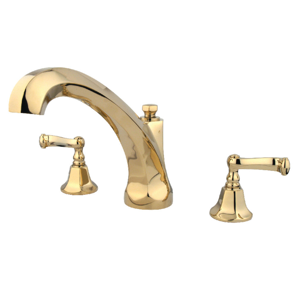 Kingston Brass KS4322FL Roman Tub Faucet, Polished Brass - BNGBath