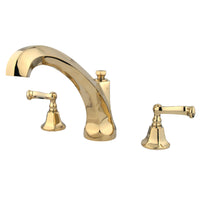 Thumbnail for Kingston Brass KS4322FL Roman Tub Faucet, Polished Brass - BNGBath