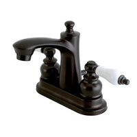 Thumbnail for Kingston Brass FB7625PL 4 in. Centerset Bathroom Faucet, Oil Rubbed Bronze - BNGBath