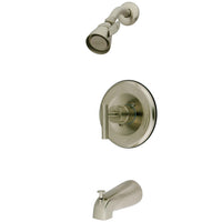 Thumbnail for Kingston Brass KB6638CML Manhattan Single-Handle Tub and Shower Faucet, Brushed Nickel - BNGBath