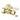 Kingston Brass CC44452DL 5/8" OD Comp X 1/2" OD Comp Straight Shut-Off Valve, Polished Brass - BNGBath