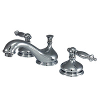 Thumbnail for Kingston Brass KS1161TL 8 in. Widespread Bathroom Faucet, Polished Chrome - BNGBath
