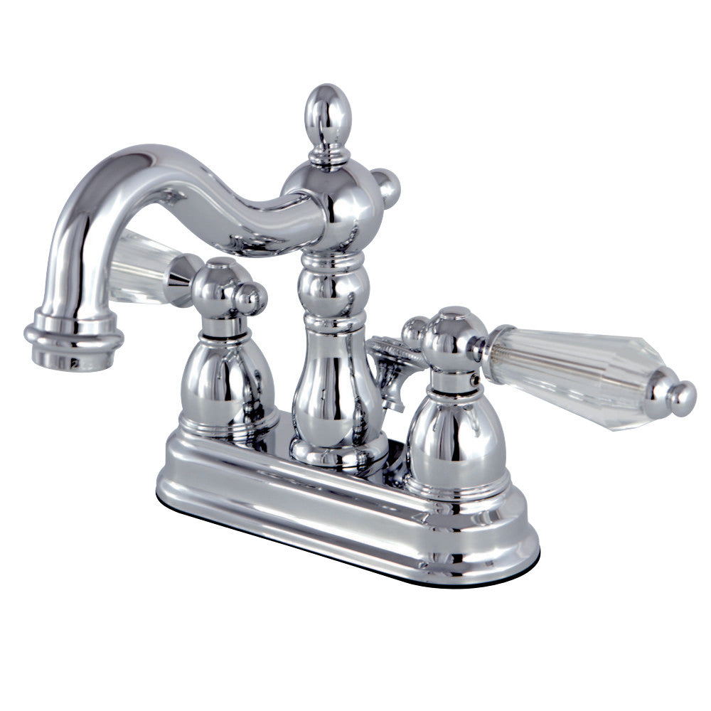Kingston Brass KS1601WLL 4 in. Centerset Bathroom Faucet, Polished Chrome - BNGBath