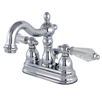 Thumbnail for Kingston Brass KS1601WLL 4 in. Centerset Bathroom Faucet, Polished Chrome - BNGBath