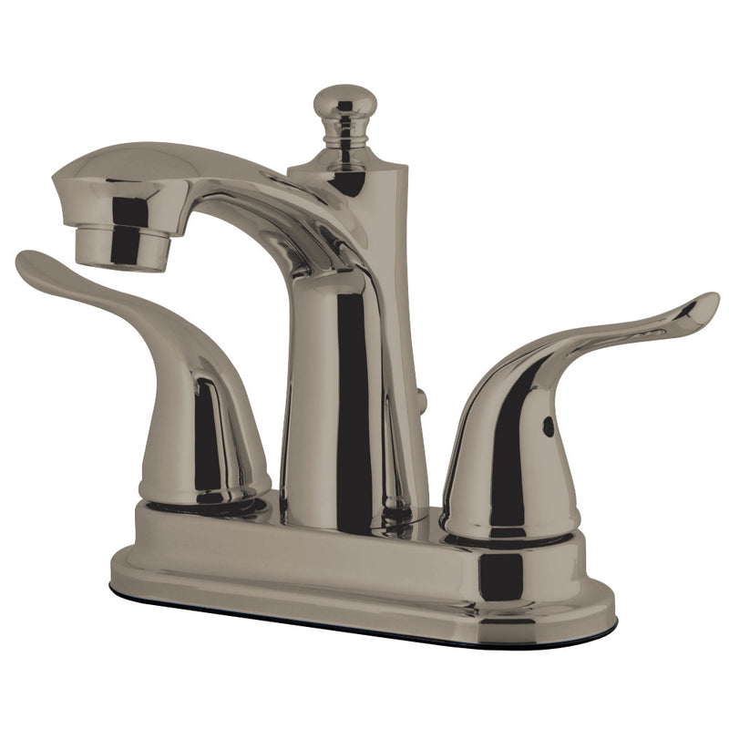 Kingston Brass FB7628YL 4 in. Centerset Bathroom Faucet, Brushed Nickel - BNGBath