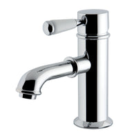 Thumbnail for Kingston Brass KS7411DPL Paris Single Porcelain Lever Handle Bathroom Faucet, Polished Chrome - BNGBath