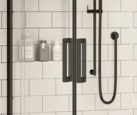 Thumbnail for Radia Neo-round Sliding Shower Door 36 x 36 x 71 ½ in. 6 mm Corner Shower door - BNGBath