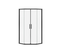 Thumbnail for Radia Neo-round Sliding Shower Door 36 x 36 x 71 ½ in. 6 mm Corner Shower door - BNGBath