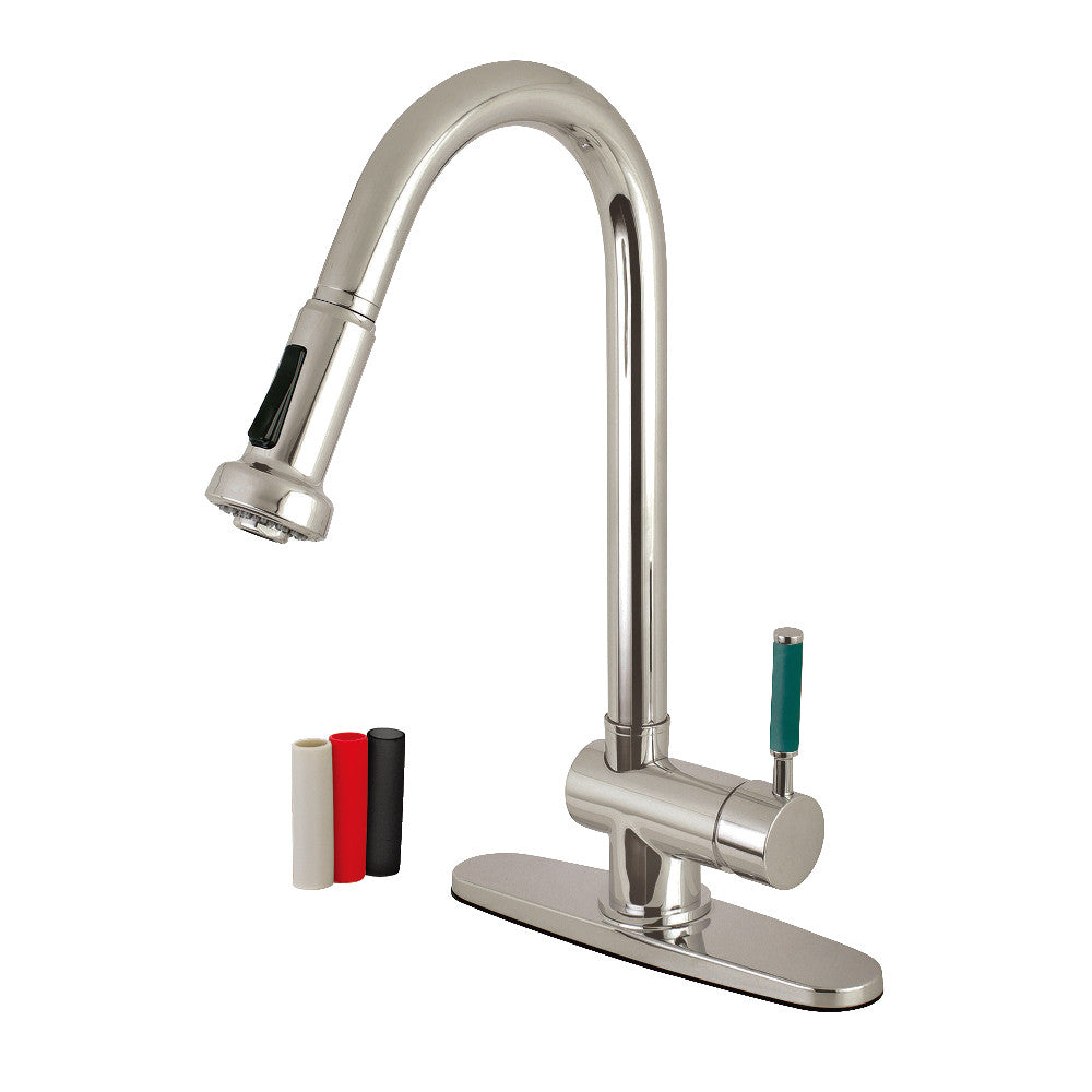 Gourmetier Green Eden Pull-Down Kitchen Faucets - BNGBath