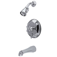 Thumbnail for Kingston Brass KB46310BX English Vintage Tub with Shower Faucet, Polished Chrome - BNGBath