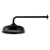 Thumbnail for Kingston Brass K225K10 Trimscape 10 in. Showerhead with 17 in. Shower Arm, Matte Black - BNGBath