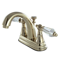 Thumbnail for Kingston Brass KS7612WLL 4 in. Centerset Bathroom Faucet, Polished Brass - BNGBath