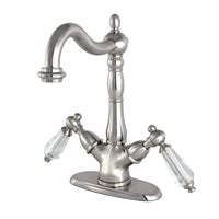 Thumbnail for Kingston Brass KS1498WLL Vessel Sink Faucet, Brushed Nickel - BNGBath