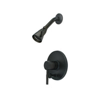 Thumbnail for Kingston Brass KB86950DLSO Concord Shower Faucet with Diverter, Oil Rubbed Bronze - BNGBath