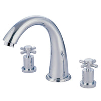 Thumbnail for Kingston Brass KS2361DX Concord Roman Tub Faucet, Polished Chrome - BNGBath