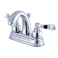 Thumbnail for Kingston Brass FB5611NFL 4 in. Centerset Bathroom Faucet, Polished Chrome - BNGBath