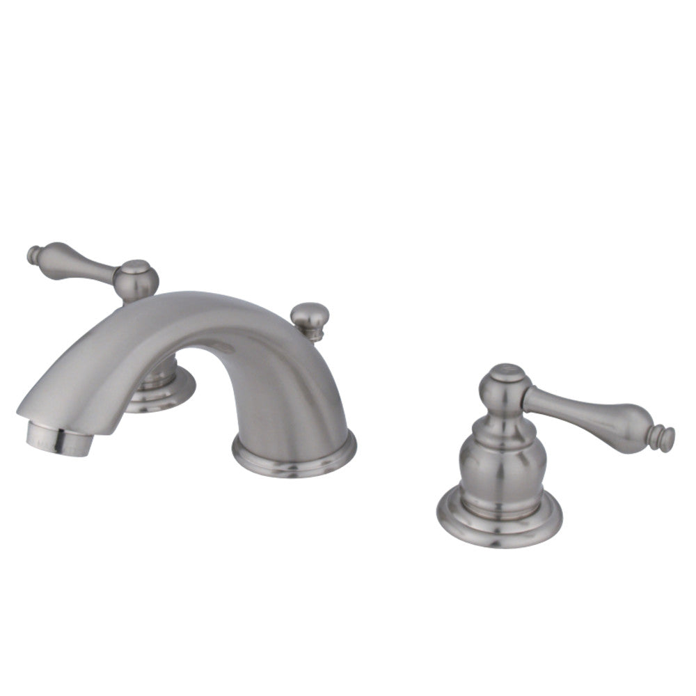Kingston Brass KB978AL Victorian Widespread Bathroom Faucet, Brushed Nickel - BNGBath