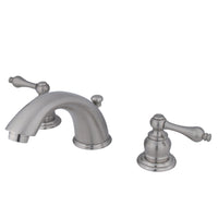 Thumbnail for Kingston Brass KB978AL Victorian Widespread Bathroom Faucet, Brushed Nickel - BNGBath