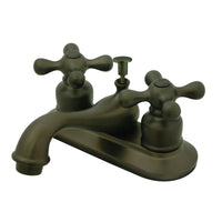 Thumbnail for Kingston Brass KB605AX Restoration 4 in. Centerset Bathroom Faucet, Oil Rubbed Bronze - BNGBath