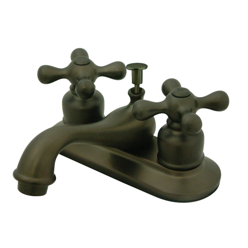 Kingston Brass KB605AX Restoration 4 in. Centerset Bathroom Faucet, Oil Rubbed Bronze - BNGBath