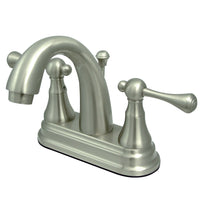 Thumbnail for Kingston Brass KS7618BL 4 in. Centerset Bathroom Faucet, Brushed Nickel - BNGBath