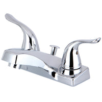 Thumbnail for Kingston Brass FB2201YL 4 in. Centerset Bathroom Faucet, Polished Chrome - BNGBath