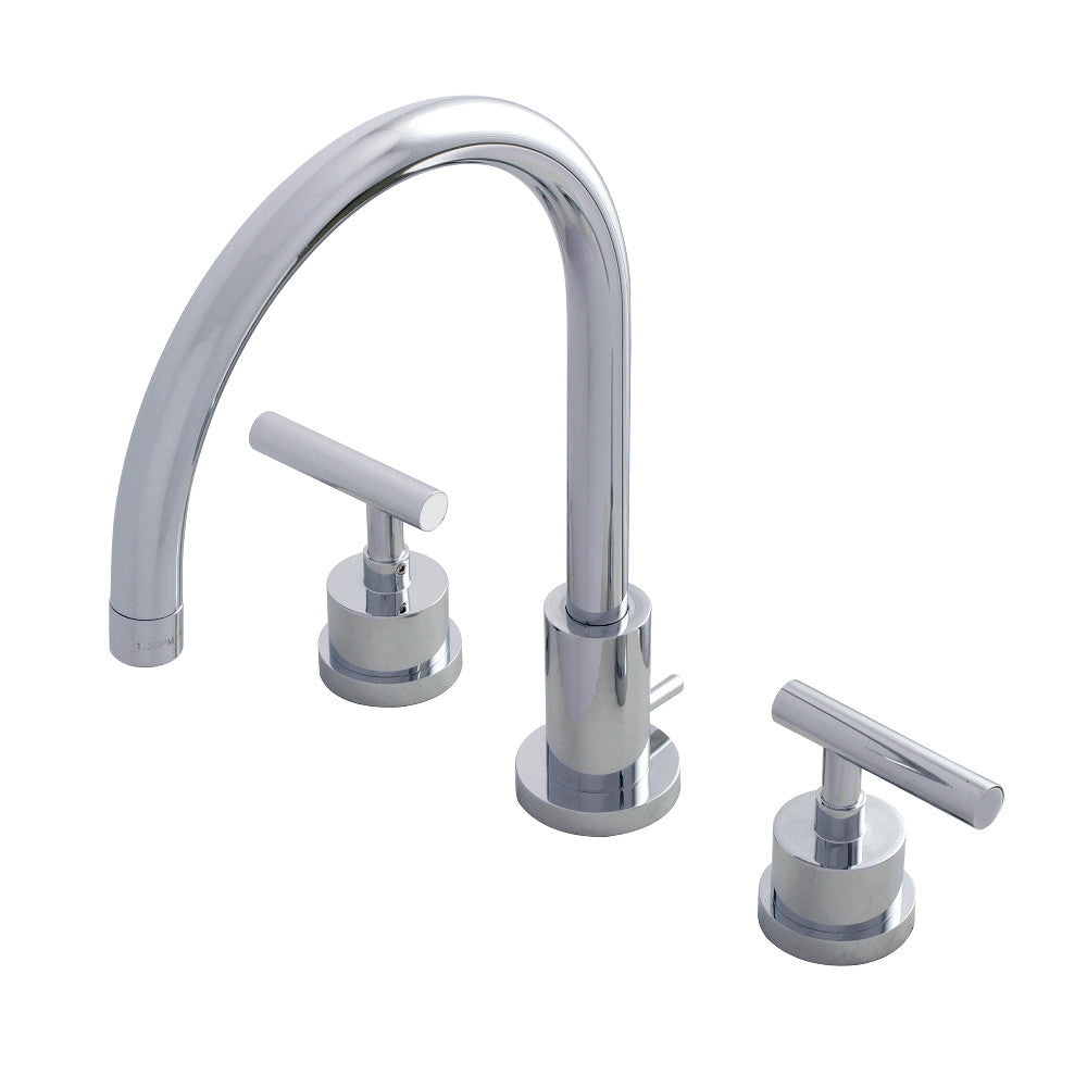 Kingston Brass KS8921CML 8 in. Widespread Bathroom Faucet, Polished Chrome - BNGBath