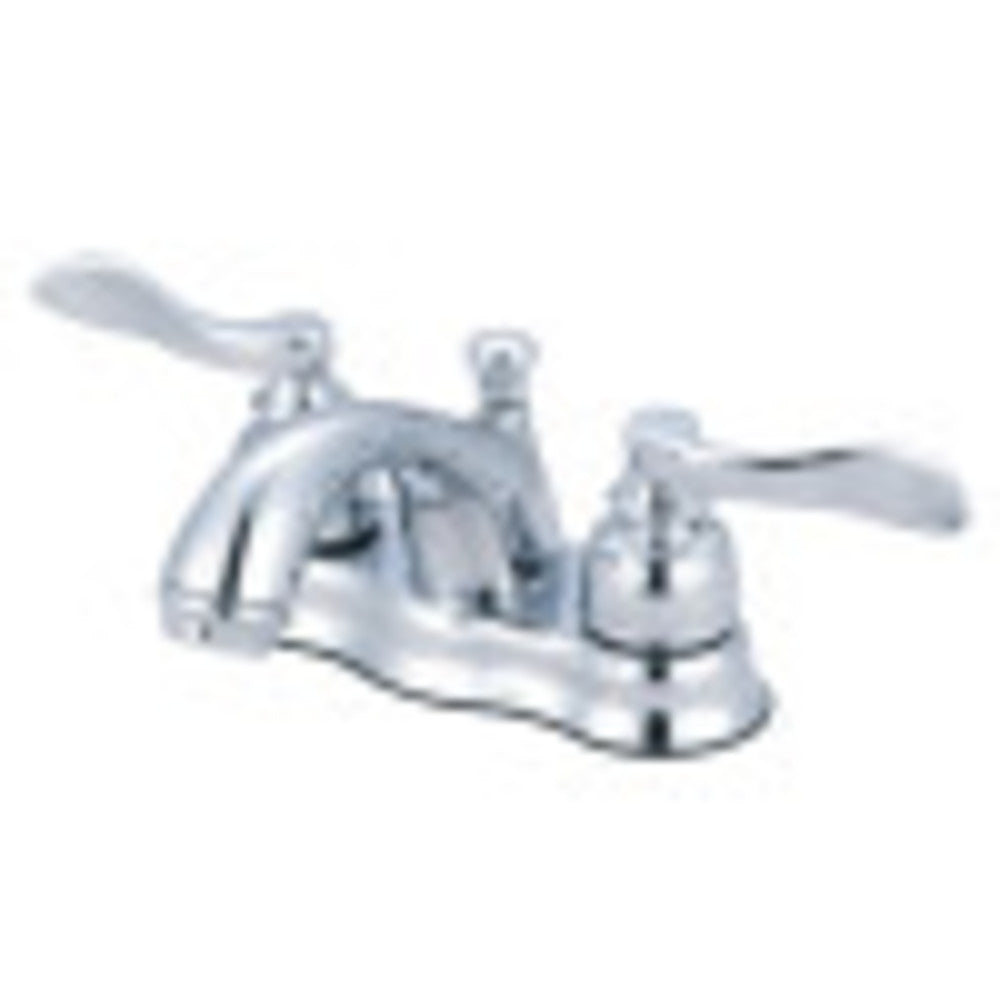 Kingston Brass KB7621NFL 4 in. Centerset Bathroom Faucet, Polished Chrome - BNGBath