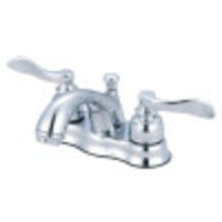 Thumbnail for Kingston Brass KB7621NFL 4 in. Centerset Bathroom Faucet, Polished Chrome - BNGBath