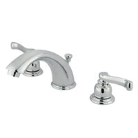Thumbnail for Kingston Brass GKB961FL Widespread Bathroom Faucet, Polished Chrome - BNGBath