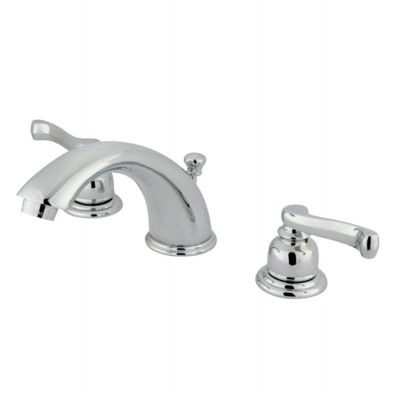 Kingston Brass GKB961FL Widespread Bathroom Faucet, Polished Chrome - BNGBath
