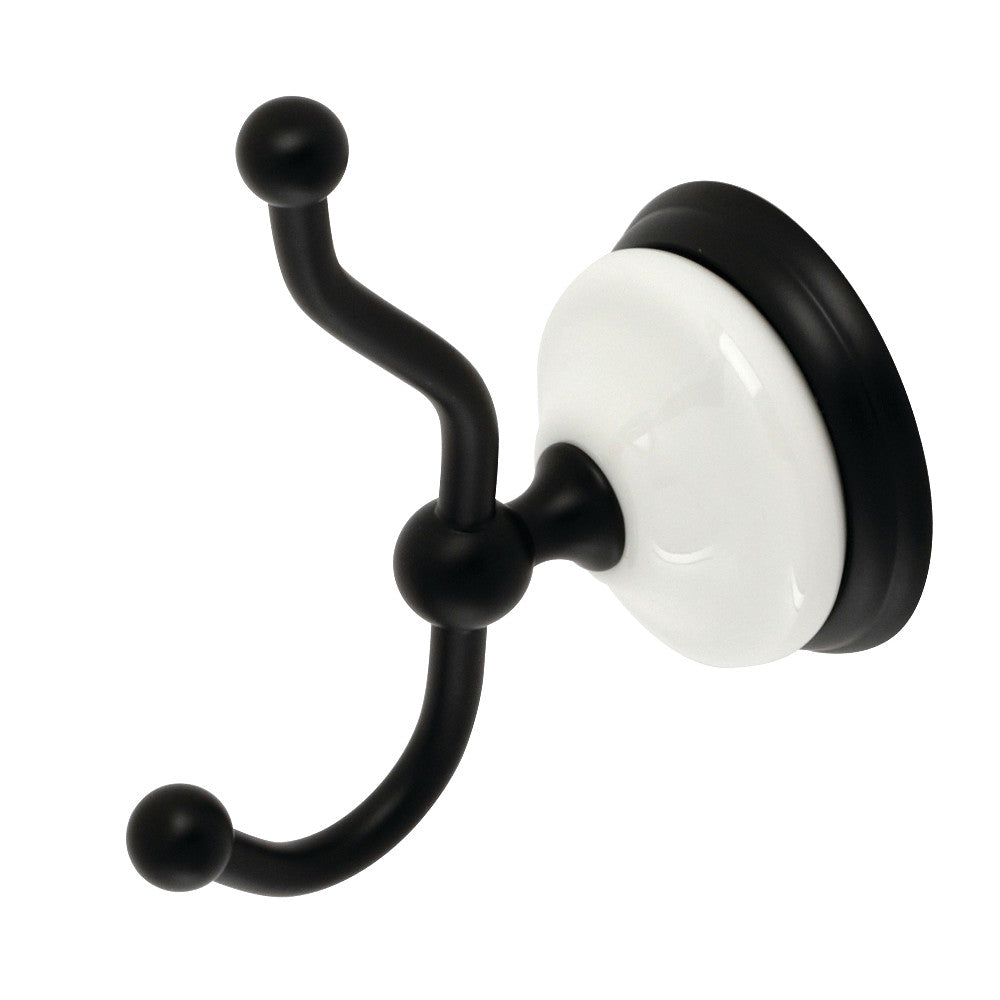 Kingston Brass BA1117MB Victorian Robe Hook, Matte Black - BNGBath